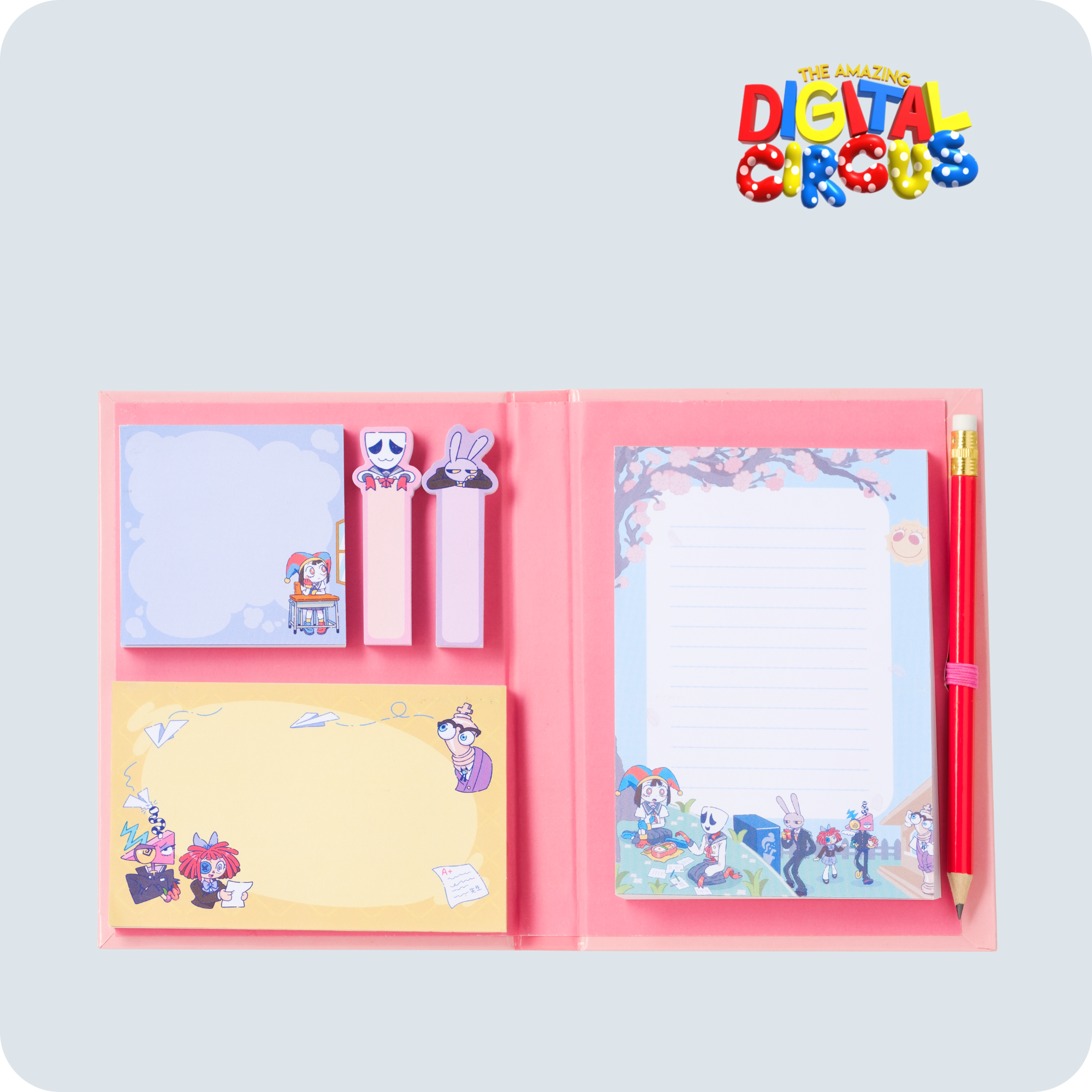 Digital Circus Anime Stationery Set