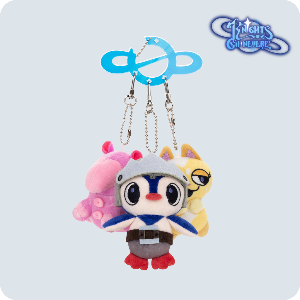 Space Trio Plush Keychains