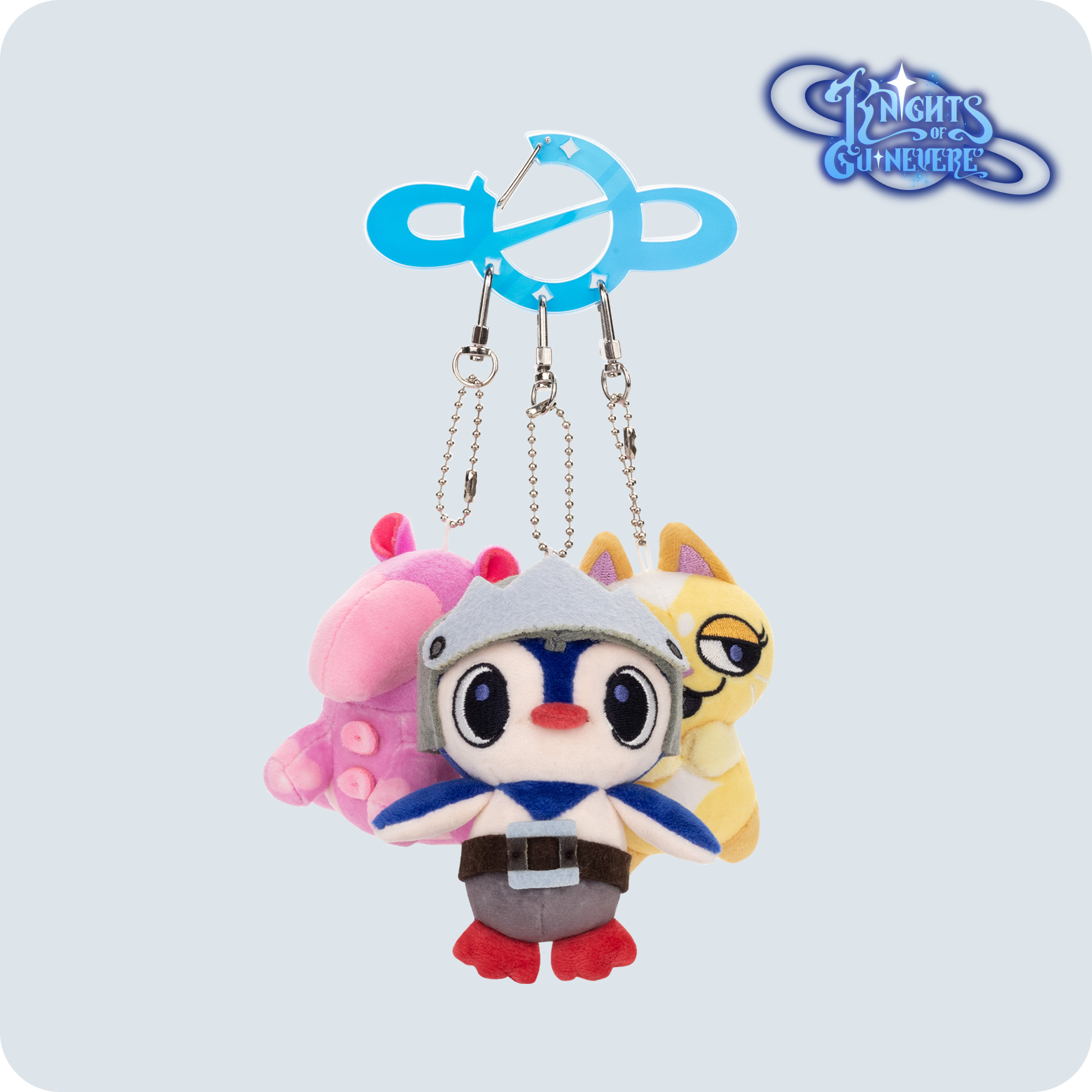 Space Trio Plush Keychains